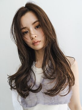 スミス 上野(smith) レイヤーカットハッシュカット顔まわりミディアムロング