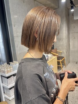 ココアベージュ/ダブルカラー/ケアブリーチ/ブリーチカラー