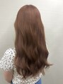 セブンルックス モカ 宇都宮鶴田店(7LOOKS mocha)&nbsp;やわツヤ仕上がりのオレンジベージュカラー /ダブルカラー/韓国