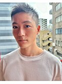 刈り上げツーブロック短髪ショートメンズヘア