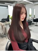 髪質改善/縮毛矯正/グレージュ/ツヤ髪スタイル【焼津/藤枝】