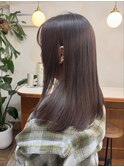 透明感カラーグレーベージュくすみカラーオリーブアッシュ恵比寿