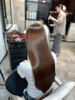 ハル 新宿(haru)&nbsp;ショコラブラウン/艶髪ロング/髪質改善ストレート/美髪/透明感