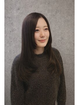 テラ(terra) 20代30代40代◎小顔見せ顔まわりレイヤー×艶ロング