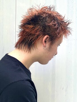 ココ 原宿(KOKO) スパイキーショートデザインカラー刈り上げショート