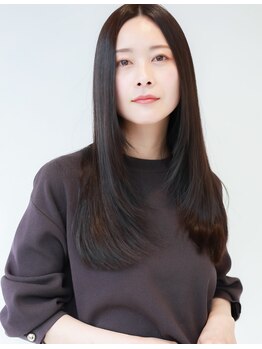 スムース(smooth.)の写真/毛先まで潤ってまとまる縮毛矯正。湿気に負けない、毎朝がラクになる艶髪へ。