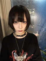 イリス 心斎橋(.elice)&nbsp;セミロングアンブレラカラーミニウルフショートウルフ前髪50代