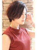【30代・40代】大人の女性に人気のひし形ショートボブ