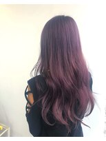 ヘアメイク オブジェ(hair make objet) KPOP風 ハイトーンパープル