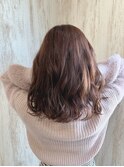 チョコレートピンクブラウン【カラー/トリートメント/髪質改善】