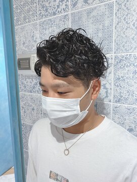 ロンド ストラーダ 心斎橋(Lond strada) 【津賀　涼】お客様photo☆刈り上げツーブロスパイラルパーマ☆