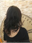 コテ巻き風ニュアンスパーマ