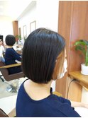 インナーカラーボブ|安城|美容室|オーガニック|縮毛矯正