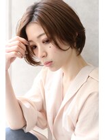 エストレーラ(estrela) 『estrela』大人可愛い ナチュラルかきあげバング ショートボブ