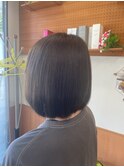 ♪前下がりボブ×オリーブブラウンカラー♪