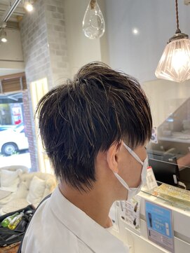 ネオリーブカフ 鶴ヶ峰店(Neolive caff) ハイライト×ツーブロ メンズスタイル