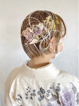 ベルビアンカ(Belle BIANCA) Belle BIANCA 成人式/卒業式/ショートヘアアレンジ by Orie