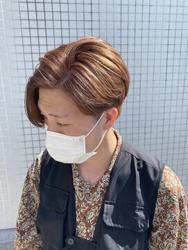 ユッカ 高槻茨木店(YUCCA) 【 YUCCA 】短髪刈り上げツーブロック/メンズブラウン