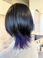 ヘアリゾートガーデンカルム(Hair Resort Garden CALM)&nbsp;ミディアムウルフでインナーカラーでオシャレに★南柏