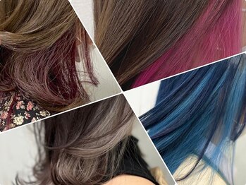 アトリエMAI 北千住の写真/【ケアブリーチ使用】インナーカラー¥11000＊大人可愛いチラ見せインナーカラーでさりげなくおしゃれ度UP☆
