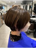 畠山雄大　小顔ひし形ショート・シャドールーツカラー