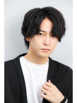 トゥーユー(to you...) スーツ短髪ツーブロック束感モテる黒髪シークレットパーマ