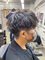 ロンド ローガン 名駅(Lond LOGAN)&nbsp;ツイストスパイラルパーマメンズ名古屋眉毛マッシュ