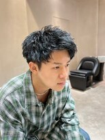 波巻きスパイラルパーマ/ツイストスパイラルパーマ/メンズウルフ