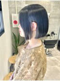 ライトネイビーボブ