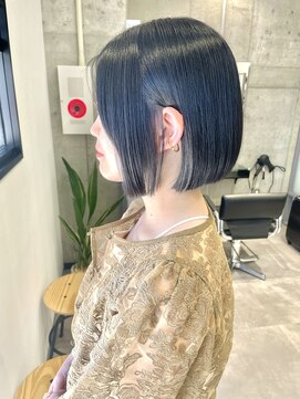 レイ(Ley) ライトネイビーボブ