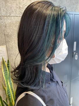 メルバイレガロ 水戸(mer by REGALO) フェイスフレーミング/グリーンカラー