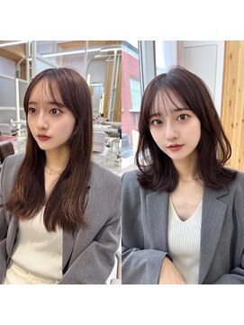 アフロートリノ(AFLOAT Leino) 大人可愛い　ヘルシーレイヤー　ミディアム　似合わせ銀座美容室