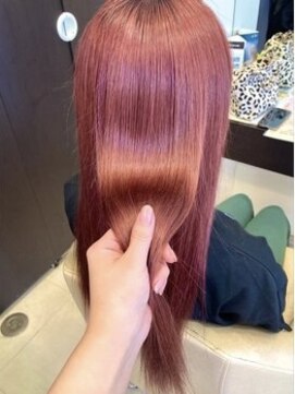 エヌアンドエー 草加店(N&A) ツヤストレート・ 大人ガーリー・チョコレート・モードヘア#草加