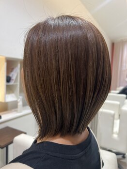 リモ(RIMO)の写真/今話題の髪質改善《RIMO》の髪質改善は圧倒的な柔らかさ◇ふんわりとした艶のある髪に。