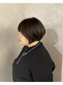 40代50代小顔似合わせカットくびレイヤーエモージュ大人可愛い