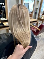ラゴム 池袋(LAGOM)&nbsp;ハイトーンにハリウッドケラチントリートメント[池袋/髪質改善]