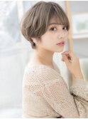 外国人風グレーベージュ小顔マッシュウルフh3上尾10代20代30代