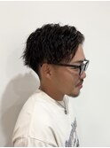 ツイストスパイラルアップバング