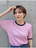 ショートレイヤーボブ_大人ショートボブ_ウルフレイヤー