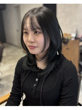 リンクエン(Link enn) 【韓国レイヤーカット】髪質改善幹細胞トリートメント/韓国ヘア