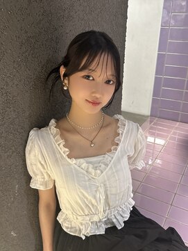 ペレ 栄店(PELE) ホワイトグレージュ/デジタルパーマ/チェリーブラウン/栄