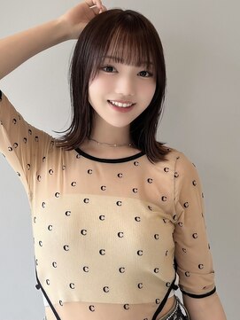 ソラ 広尾店(SORA) ミディアムボブ/顔周りカット［広尾］