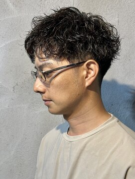 ニアウ 高崎店(Niau) ツイストスパイラルパーマ波巻きスパイラルパーマメンズマッシュ