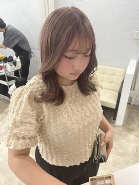 シー ヘアデザイン(see hair design) ミルクティーグレージュ