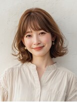 コトンアトリエ 人形町(COTON atelier)&nbsp;やわらか外ハネボブ＊シースルーバング