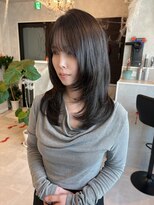 ナイト(KNIGHT)&nbsp;レイヤーカット/グレージュ/顔まわりカット