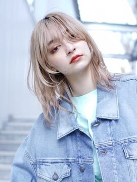 ギークス(GEEKS) 【GEEKS渋谷】ハッシュカット/ミルクティー/冬カラー/ネオウルフ