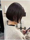 レイヤーボブミニボブ大人ボブ顔まわり