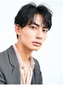 men's/メンズ/リバースセンターパート/サーフカールダウンパーマ