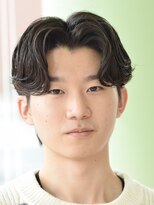 にもう&nbsp;メンズ　カルマパーマ　毛流れセンターパート